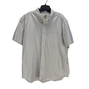 Old Navy XL Button Down Shirt Checkered Short Sleeve Casual Cotton Streetwear
